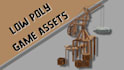 create 3d low poly game assets for your game