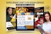 design a custom flyer for your business, event, or promotion