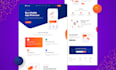 design elementor landing page or figma landing page design