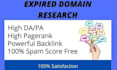 provide ahrefs DR 70 expired domain