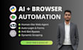 build ai powered browser automation, web agents using python, playwright