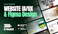 design a modern website ui ux in figma