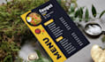 do unique menu design for your brand or cuisine