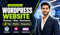 build a responsive wordpress blog or business website