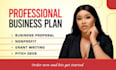 develop business plan for startups, business plan writer