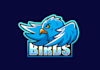 design bird logo with express delivery