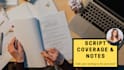 write coverage on script and provide notes