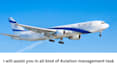 assist you in all kind of aviation management tasks