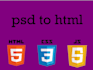 convert all your type of website mockup to html css javascript