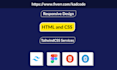 convert figma to html, xd to html, psd to html, tailwind css