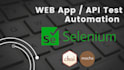 do web , API test automation using selenium,pom, mocha,js,ts