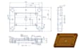 create 2d drawing, technical drawing, engineering drawing