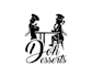 do good looking desserts logo with original concept