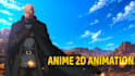 create anime style 2d animated videos