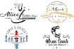do professional beauty salon, hair dresser, nail polisher, girls beauty logo