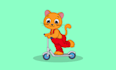 draw cute 2d cartoon character, animal, objects, stickers