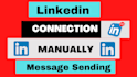 send linkedin messages manually one by one