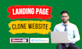 design or clone website, landing page using elementor pro and crocoblock