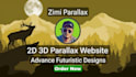 create 2d 3d wordpress parallax website with animation scrolling effects