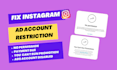 fix instagram boosting advertising restrictions and ad account issues
