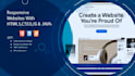 built a HTML CSS javascript bootstrap website and HTML landing page