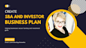 create winning investor business plan and financial plan