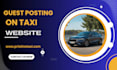 do guest post on taxi booking website