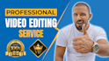 do professional video editing
