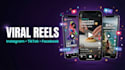 create viral reels and manage your instagram, tiktok, facebook for real growth