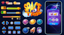 create high quality mobile game UI, UX design