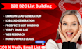 build targeted b2b lead verified prospect