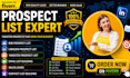 build targeted b2b lead verified prospect list