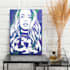 make glitter art paintings on canvas