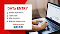 do fast data entry or data enrichment