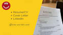 craft tailored resume, cover letter, and linkedin profile