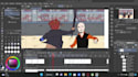 create professional 2d sakuga animation in anime style