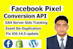 setup facebook conversion API, server side tracking with GTM
