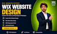 design a custom wix website design or wix online store