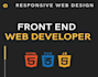 be your front end web developer using html css bootstrap and javascript