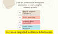 do super fast professional instagram promotion or marketing for growth