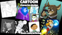 create a cartoon character design