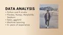 do data analysis using python and r studio