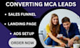 provide mca leads generate business loan leads with mca ads