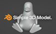 create a simple 3d model in blender