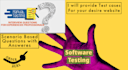 provide test cases,QA interview scenario based questions with answeres