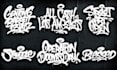 make graffiti tag with spray paint textures for your logo