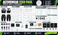 do professional activewear tech packs