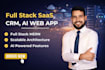 build full stack saas, CRM or web app with react, nodejs and ai integration