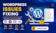 fix critical wordpress errors and woocommerce bugs