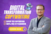write about digital transformation, cryptocurrencies, cloud computing, iot, ai
